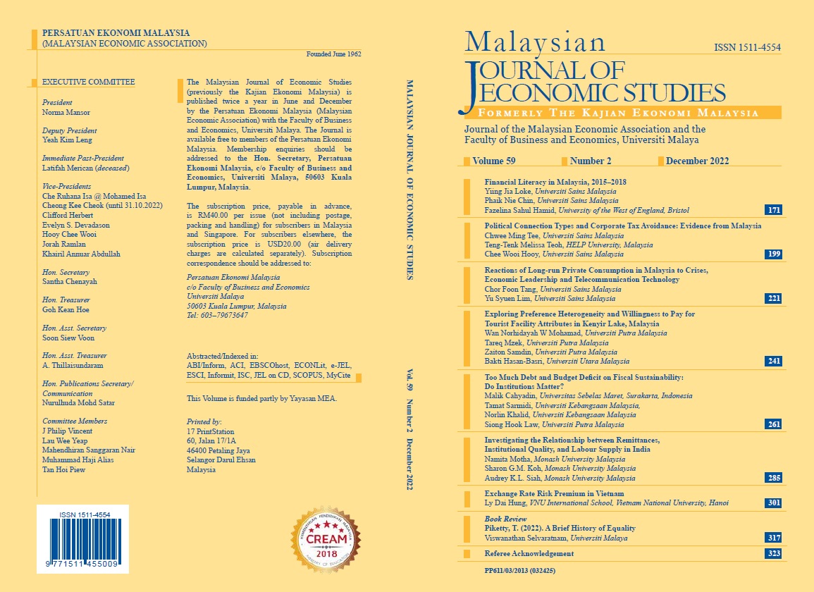 					View Vol. 59 No. 2: December 2022
				